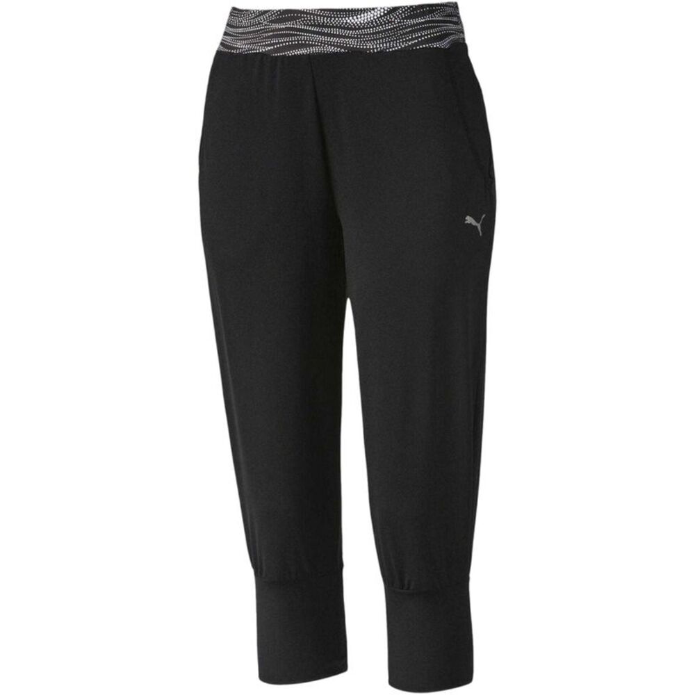 Puma Womens/Ladies Wild Thing Patterned Capri / Black
